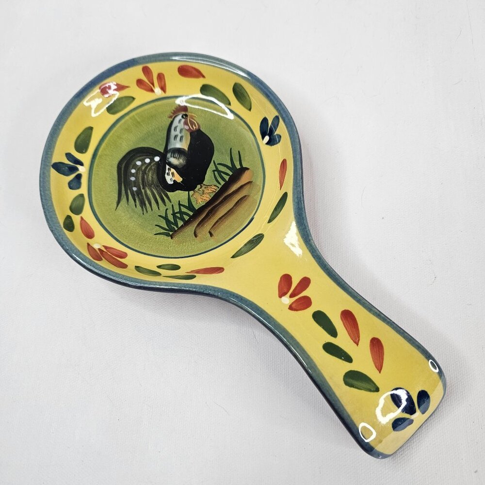 Style Eyes Roster Spoon Rest Ceramic Colorful Baum Bros